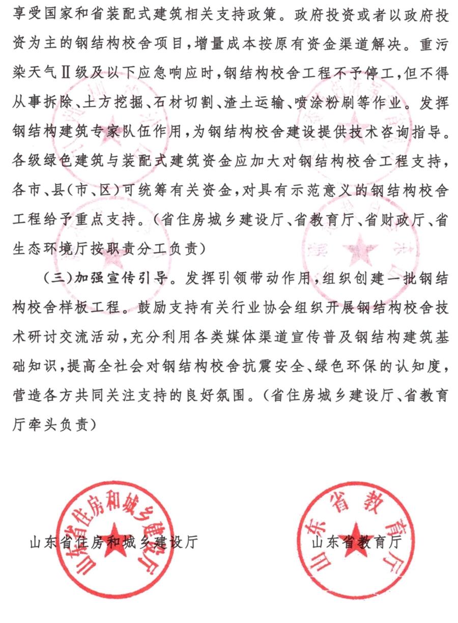 鋼結(jié)構(gòu)校舍建設(shè) 政策扶持知多少！(圖5)